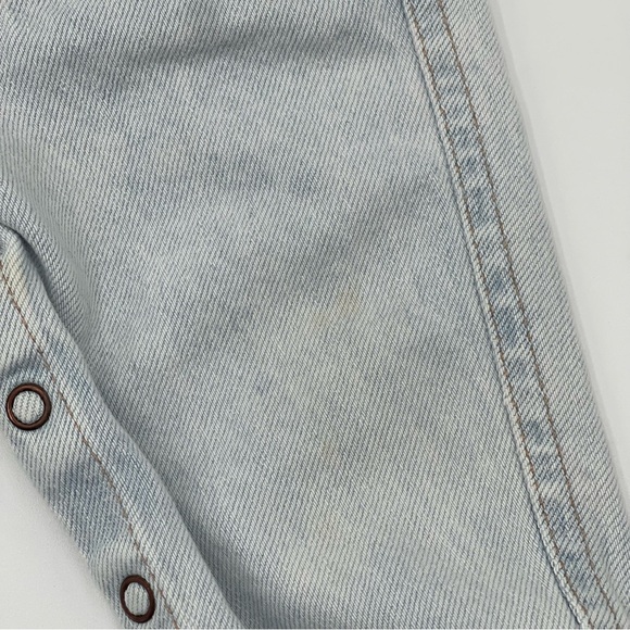 Vintage Little Levi's Orange Tab Jeans Infant/baby 9 mos Unisex 90s Made in USA - Picture 9 of 10